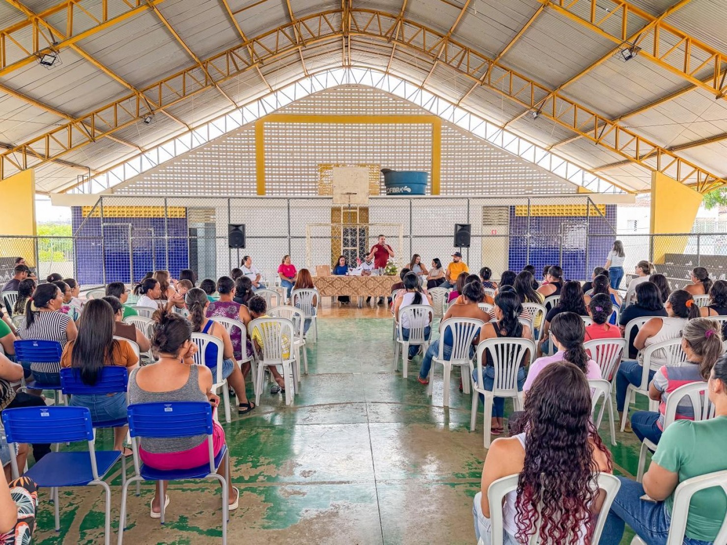 Reunião com a Comunidade Escolar e Gestão Municipal.